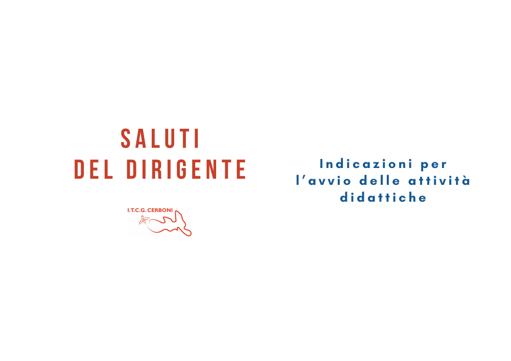 Saluti del Dirigente